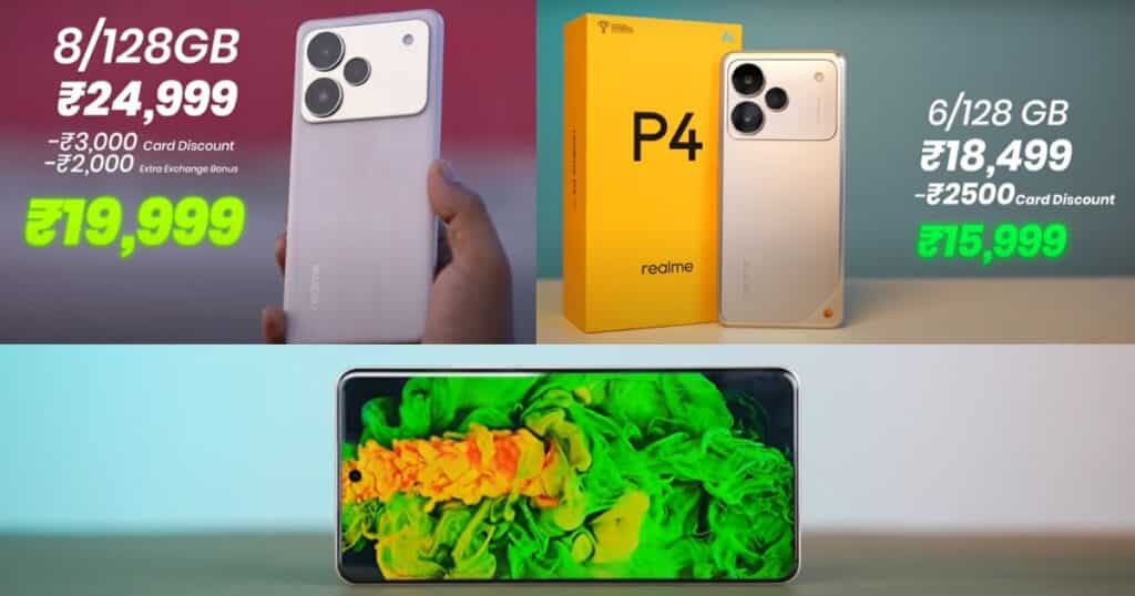 Realme P4 Series launch in India – Realme P4 and Realme P4 Pro 5G with 7,000mAh battery, AMOLED display, powerful cameras and latest offers.