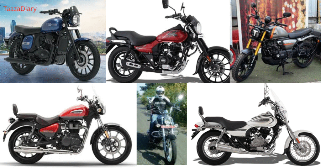 Affordable Cruiser Bikes in India with best mileage – Meteor 350, Jawa 42, Bajaj Avenger