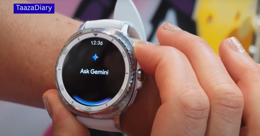 Gemini on Wear OS smartwatch with hands-free conversation update