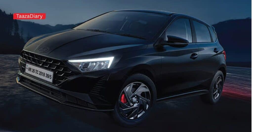 Hyundai i20 Knight Edition Black Theme Design with Premium Features