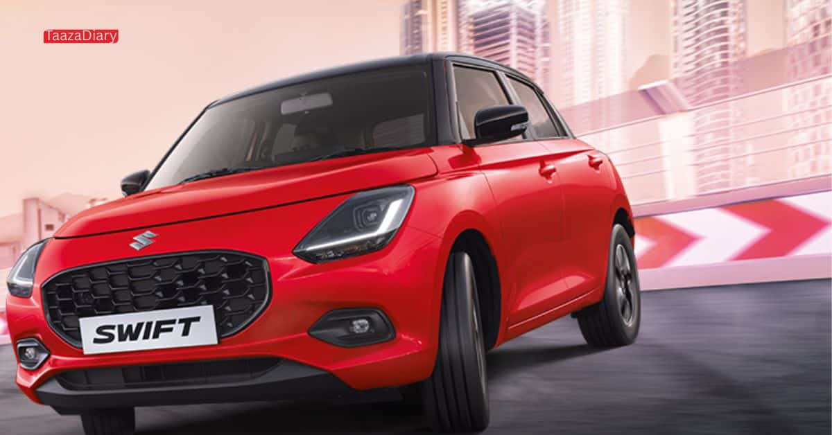 Maruti Swift ZXI CNG 2025 model with stylish design and 33 km/kg mileage
