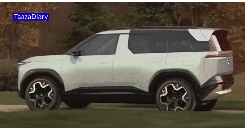 Mini Tata Sierra Scarlet lifestyle SUV – front and side profile design