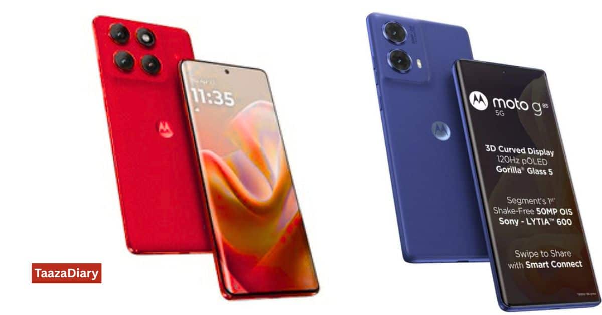 मोटोरोला ने भारत में लॉन्च किए Motorola Edge 60 Pro & g85 5G स्मार्टफोन