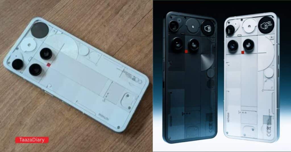 Nothing Phone 3 transparent design और display features