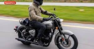 Royal Enfield Classic 350 क्लासिक डिजाइन और स्पोक्ड व्हील्स