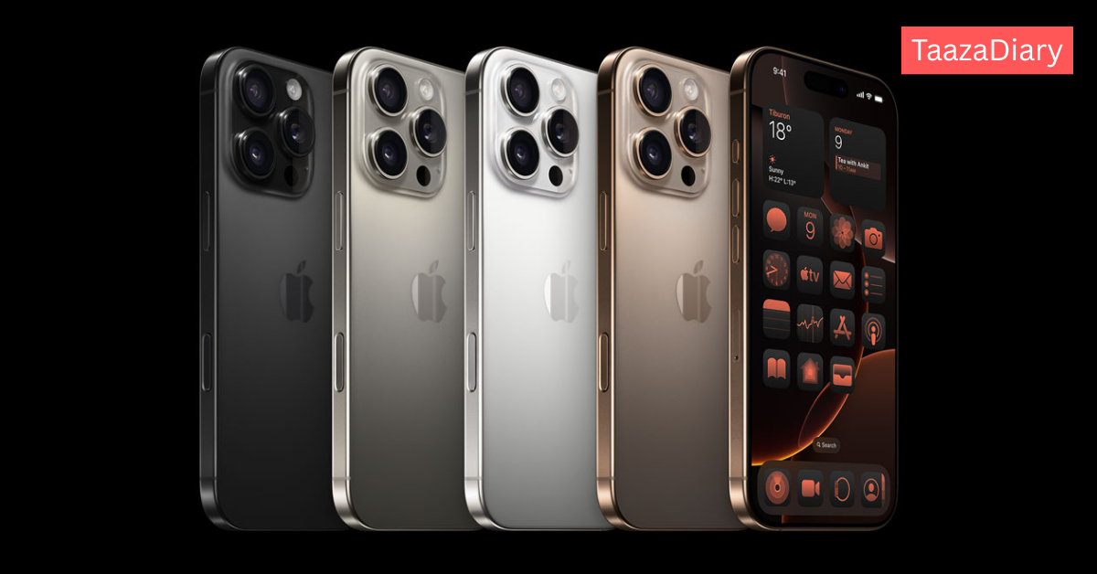 एप्पल iPhone 17, iPhone 17 Pro, और iPhone 17 Pro Max के नए मॉडल्स की साइड बाय साइड तस्वीर