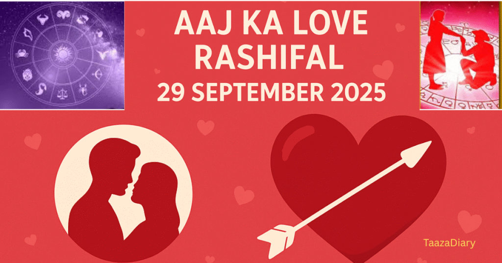 love rashifal 29 september 2025-12 राशियों का दैनिक प्रेम राशिफल