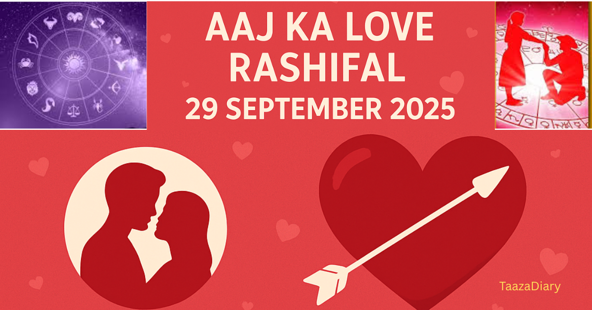 love rashifal 29 september 2025-12 राशियों का दैनिक प्रेम राशिफल