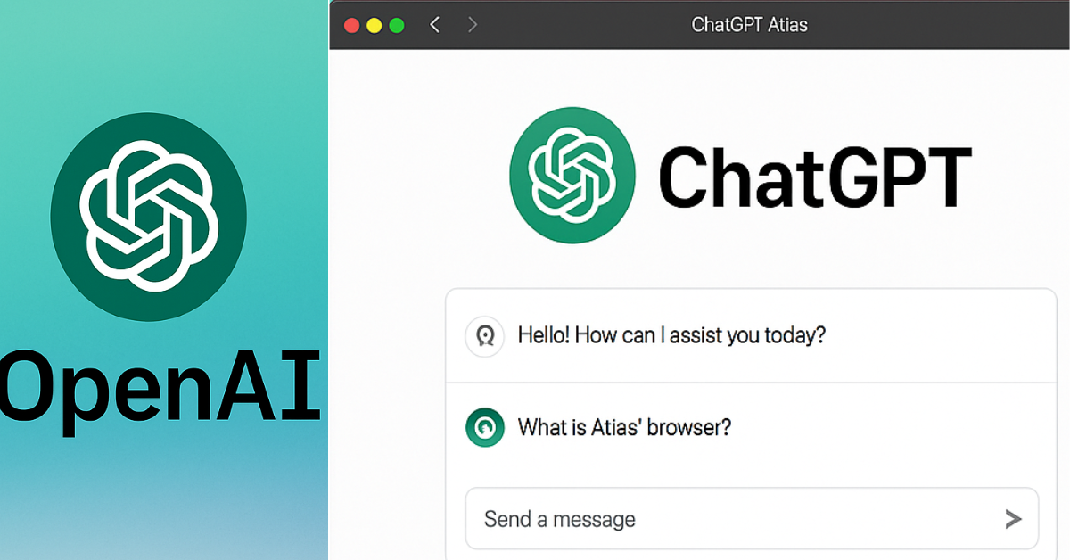 ChatGPT Atlas AI Browser Interface on MacOS – OpenAI’s Chrome Competitor