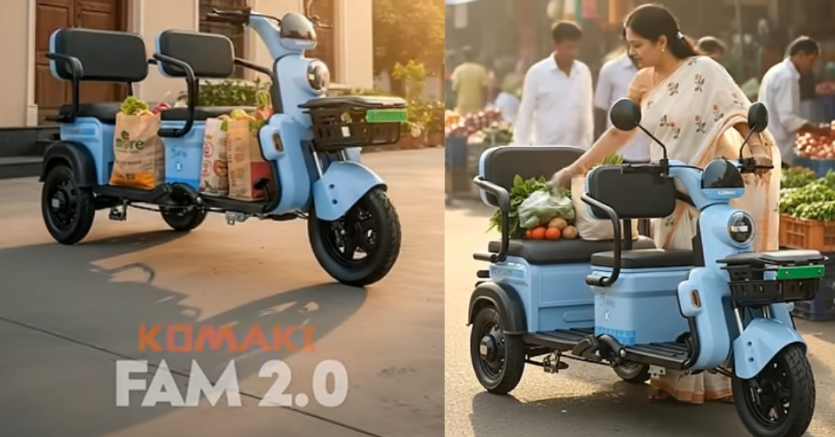 Komaki Fam SUV Electric Scooter with 200Km range