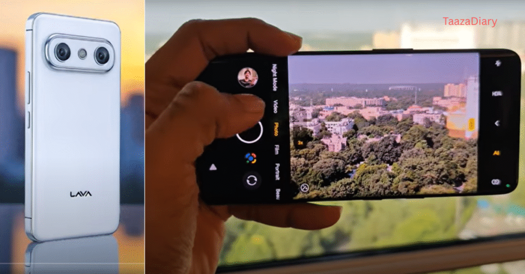 Lava Agni 4 Smartphone Pixel-like Design Teaser