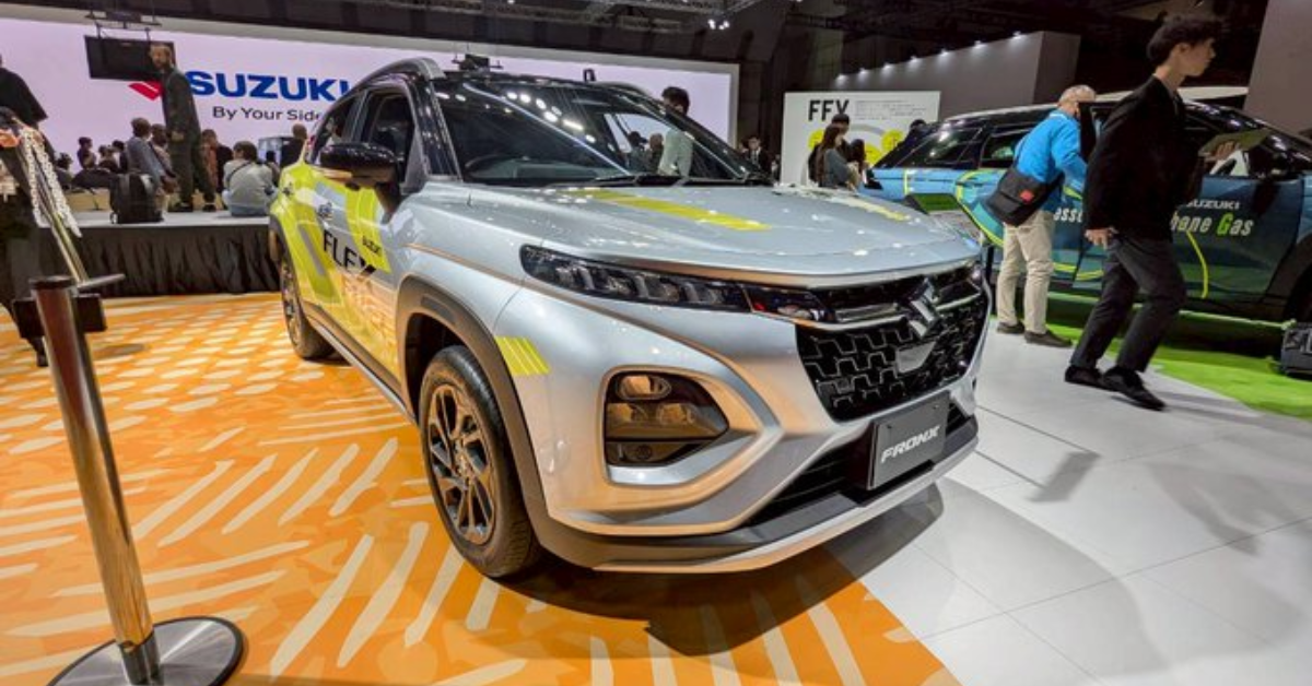 Maruti Fronx FFV showcased at Japan Mobility Show 2025 with Flex-Fuel engine and new features