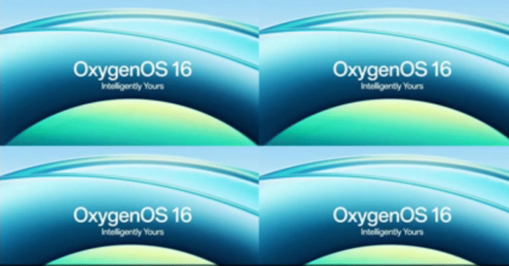 OxygenOS 16 interface with new design and features on OnePlus phone