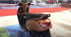 TVS Jupiter CNG Scooter showcased at Bharat Mobility Global Expo 2025