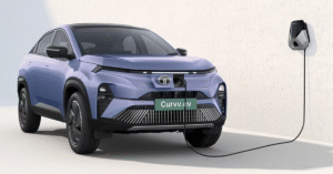Tata Curvv EV electric SUV with futuristic design and 450km range