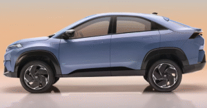 Tata Curvv EV electric SUV with futuristic design and 450km range