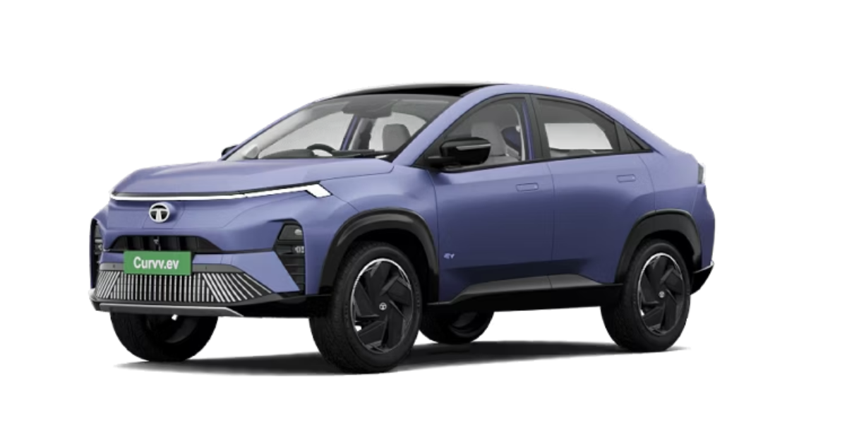 Tata Curvv EV electric SUV with futuristic design and 450km range