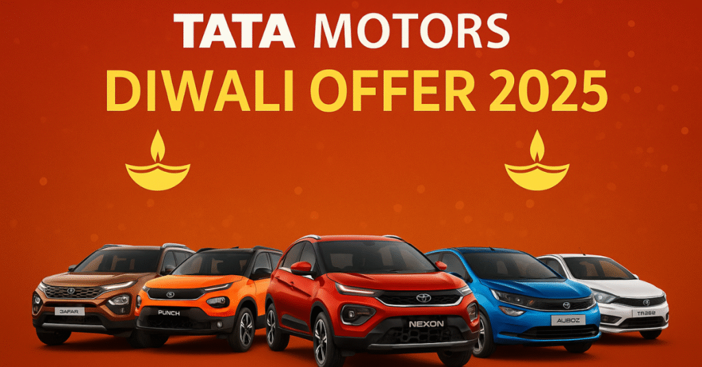 Tata Motors' Diwali offer on cars 2025 – Discounts on Punch, Nexon, Tiago, Harrier, and Safari cars