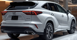 Toyota Venza 2025 Hybrid SUV front and side view