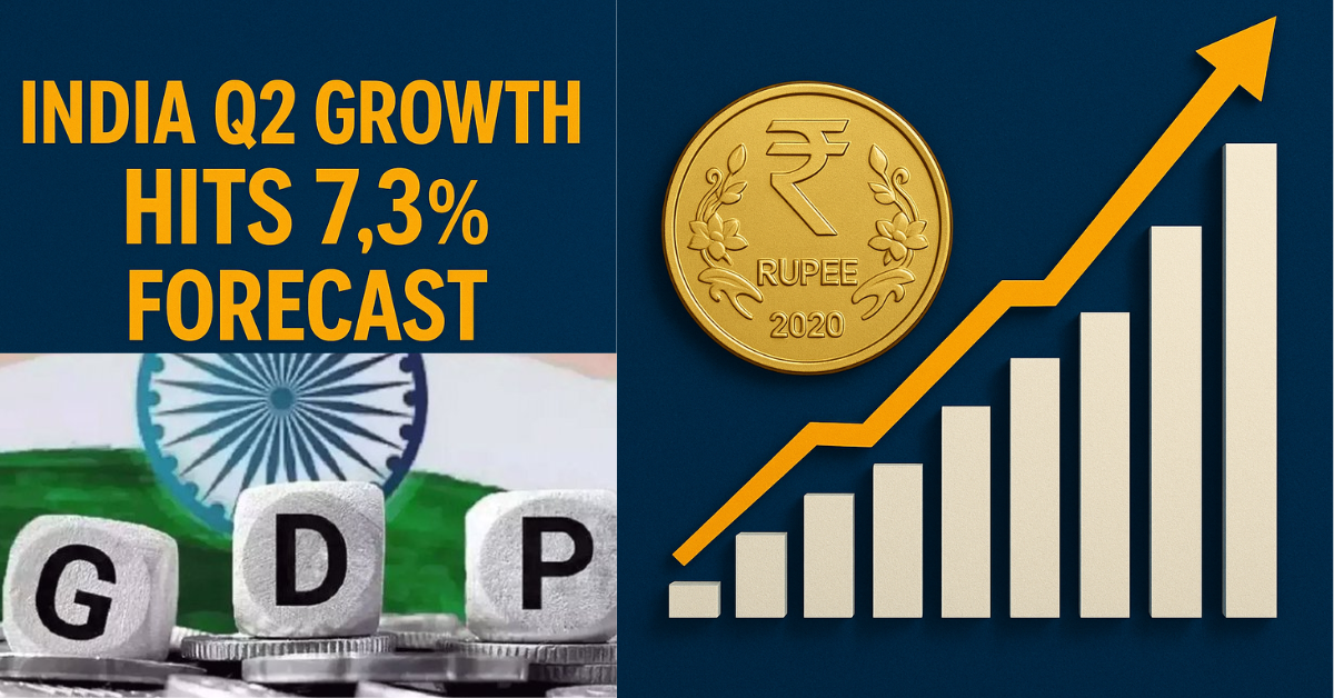 India Q2 Growth Hits 7.3% Forecast: भारतीय GDP में ग्रामीण अर्थव्यवस्था और सरकारी खर्च से तेजी
