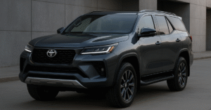 New 2026 Toyota Fortuner new model exterior design front view