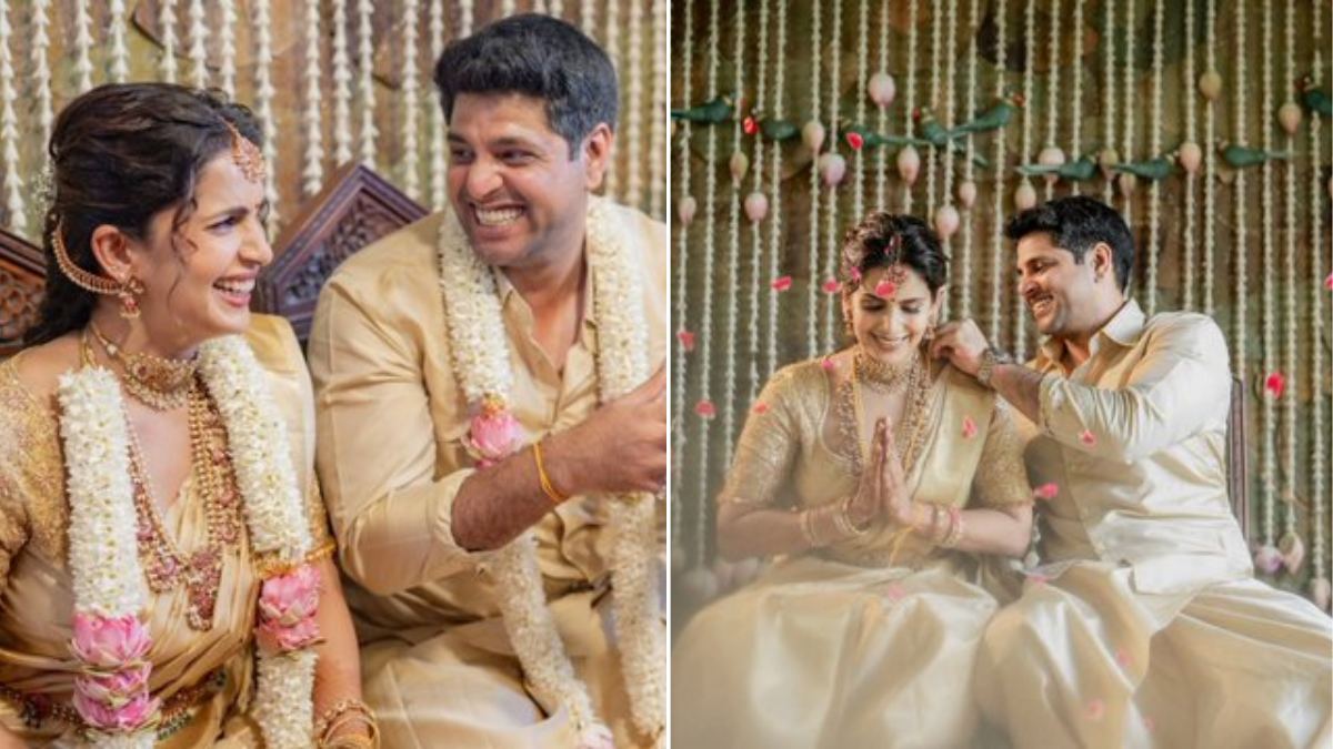 Samyuktha Shan Aniruddha Srikanth Wedding traditional South Indian ceremony