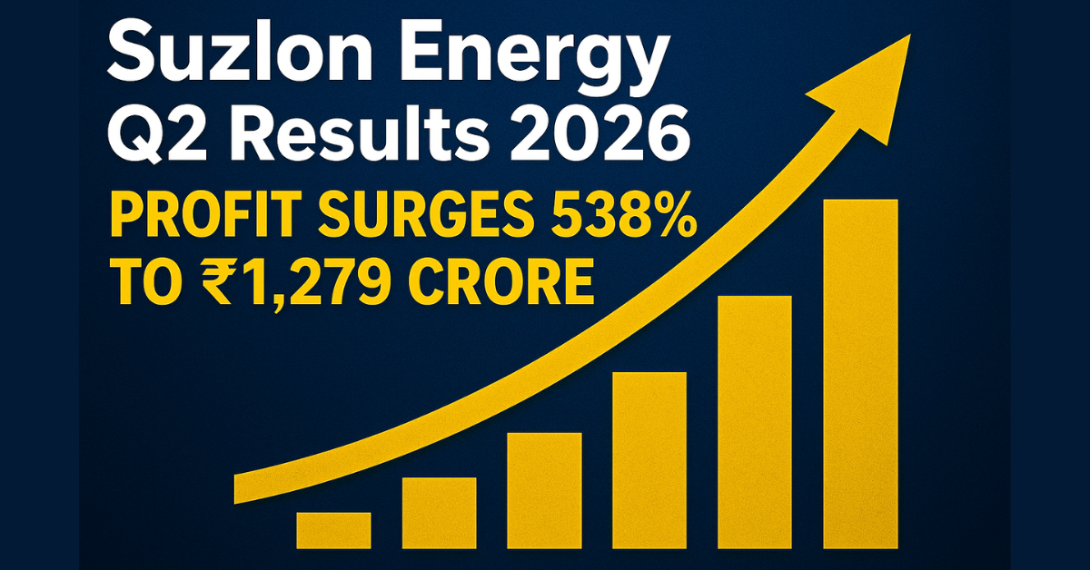 Suzlon Energy Q2 Results 2026 profit and revenue growth chart