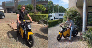 TVS backed EV startup Ultraviolette electric bike with futuristic design