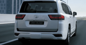 Toyota Land Cruiser 2025 India model showing powerful Land Cruiser 300 design with bold grille and rugged off-road stance