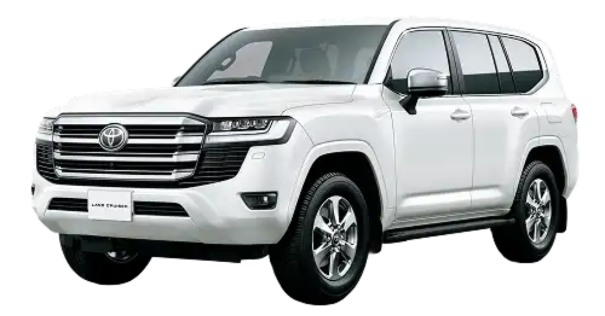 Toyota Land Cruiser 2025 India model showing powerful Land Cruiser 300 design with bold grille and rugged off-road stance