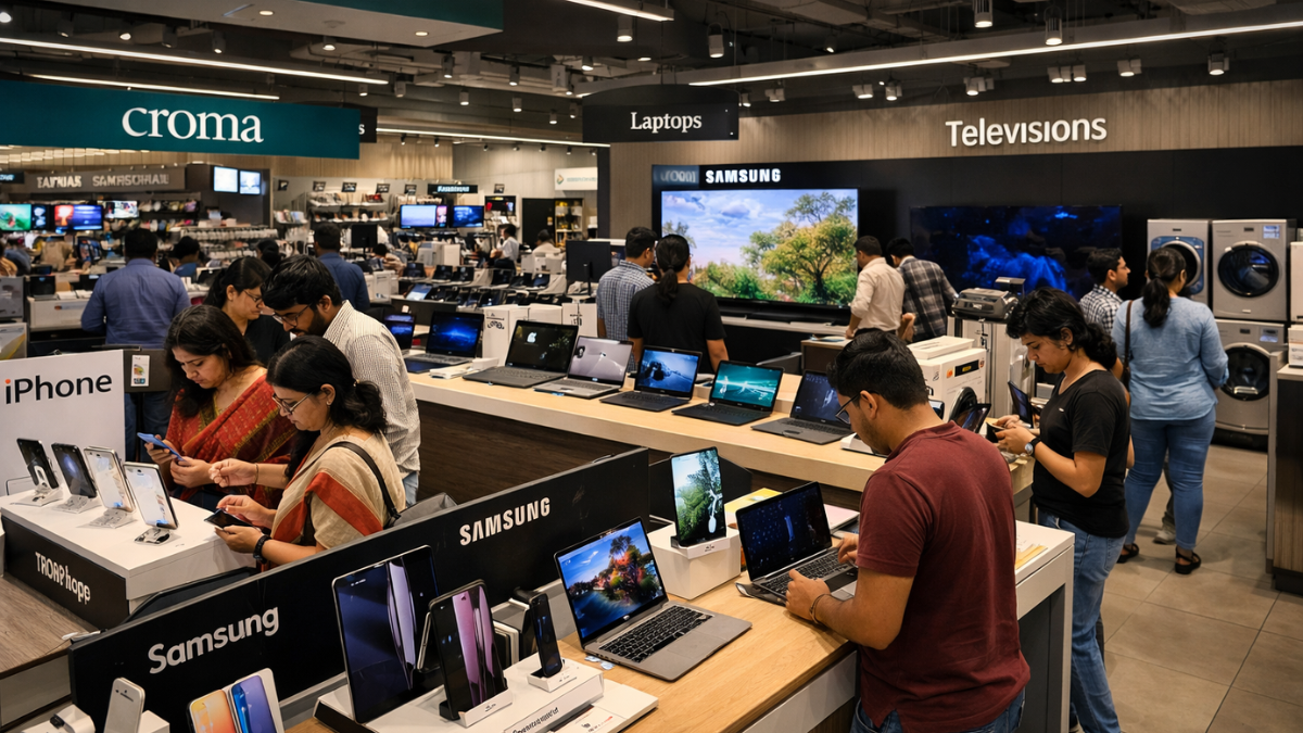 Cromtastic December Sale के दौरान Croma स्टोर में स्मार्टफोन और इलेक्ट्रॉनिक्स पर छूट