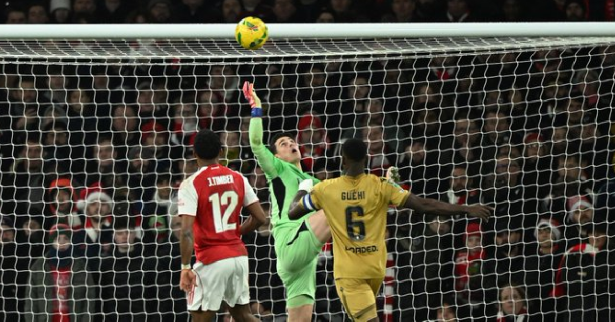 Kepa crucial save League Cup पेनल्टी शूटआउट में आर्सेनल को जीत दिलाते हुए