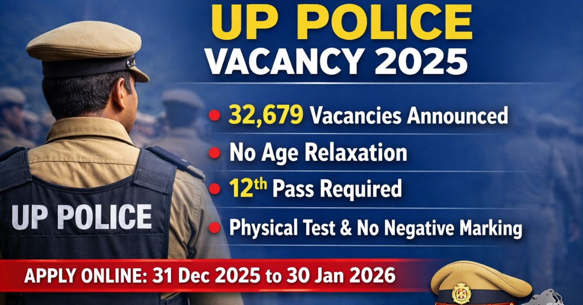 up police vacancy 2025 constable and jail warder recruitment notification details