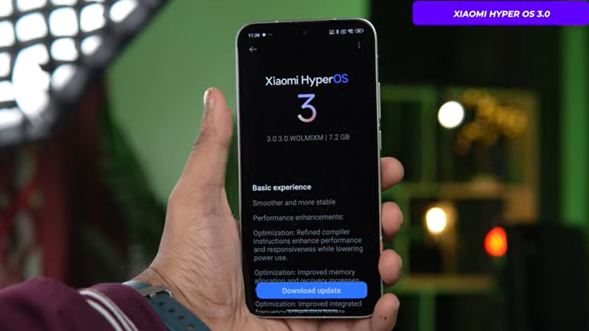 Xiaomi 15 Ultra पर Android 16 आधारित HyperOS 3 Update इंटरफेस