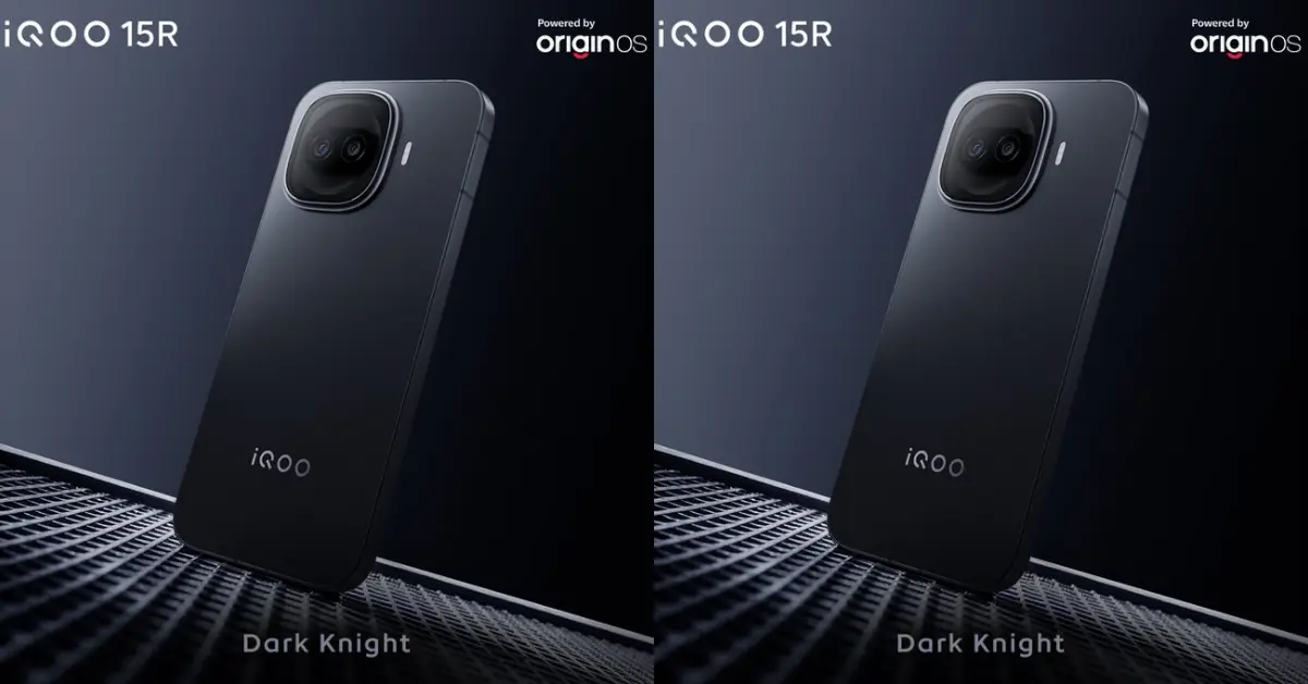 iQOO 15R Dark Knight Colour Teased, 24 Feb India Launch