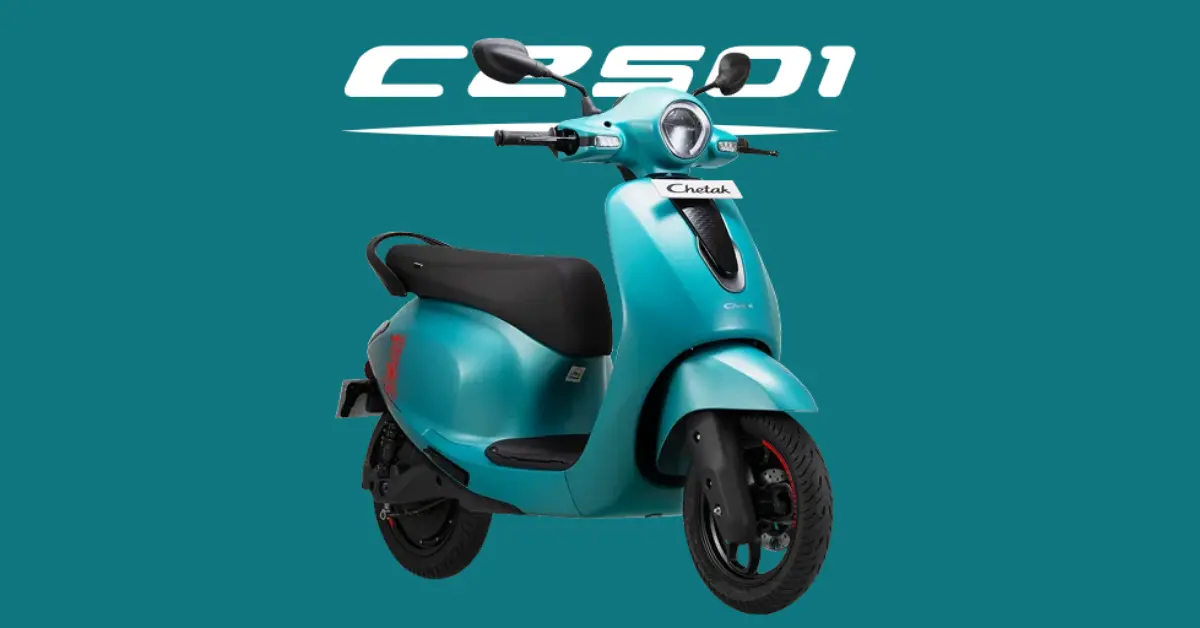 Bajaj Chetak C25 इलेक्ट्रिक स्कूटर, 113km रेंज और 2.5kWh बैटरी के साथ
