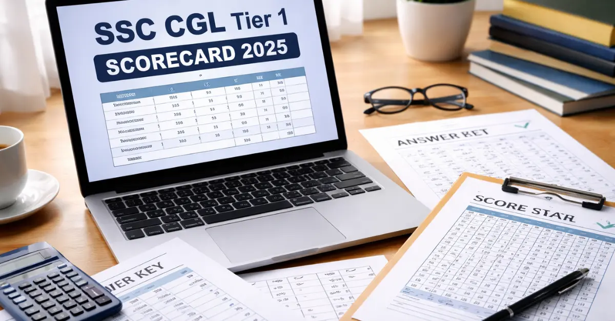SSC CGL Tier 1 Scorecard 2025 जारी, Final Answer Key डाउनलोड लिंक