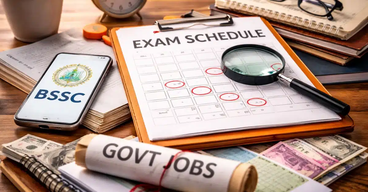 BSSC Exam Calendar 2026: 35,000 पदों का शेड्यूल
