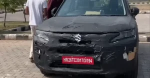 Maruti Suzuki Brezza Facelift Spotted With 6-Speed Manual